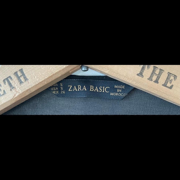 Zara Basics light black blazer - Picture 8 of 12